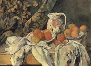 Paul Cezanne Still Life with Curtain Sweden oil painting artist